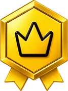 Abzeichen mit Krone